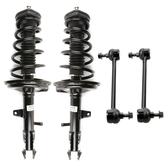 cciyu Rear Complete strut Assembly Stabilizer Bar Link Kit Fits for 2007 for Lexus RX350 2006-2007 for Lexus RX400h 2004-2007 for Toyota Highlander 172215 172216 K90345 4PCS