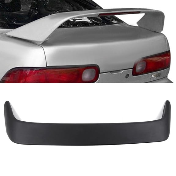 cciyu Rear Trunk Lip Spoiler Fits for 1994-2001 for Acura Integra Hatchback Spoiler Wing,Matte Black