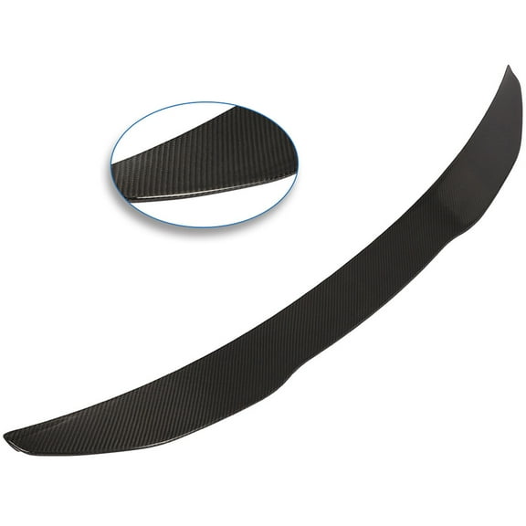 cciyu Rear Trunk Lip Spoiler Fits for 2015-2019 for BMW F82 M4 Coupe Spoiler Wing,Glossy Black