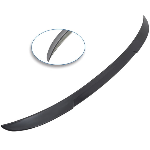 cciyu Rear Trunk Lip Spoiler Fits for 2019-2021 for Nissan Altima Spoiler Wing,Glossy Black