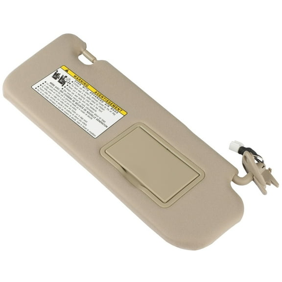 cciyu Right Passenger Side Sun Visor fit for 2006-2008 for Hyundai Sonata Beige With Sunroof Sun Visor Replaces 852020A250QDQQH