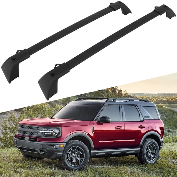 cciyu Roof Rack Cross Bars For Ford Bronco Sport 2021-2023 Car Top Luggage Carrier Rails