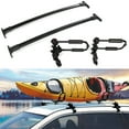 thumbnail image 1 of cciyu Roof rack crossbars with Kayak Rack with Tie-Down Straps for d for Explorer 2016-2019, 1 of 4