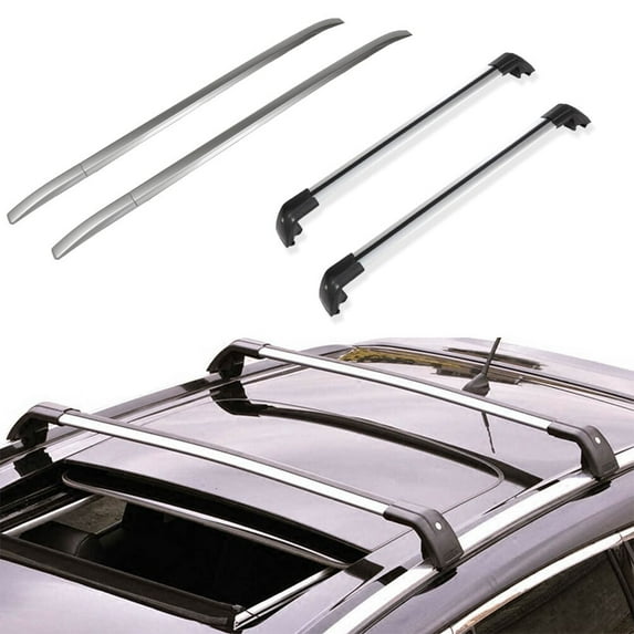 cciyu Roof rack crossbars with Side Rails for Mitsubishi Outfor Lander 2013-2019