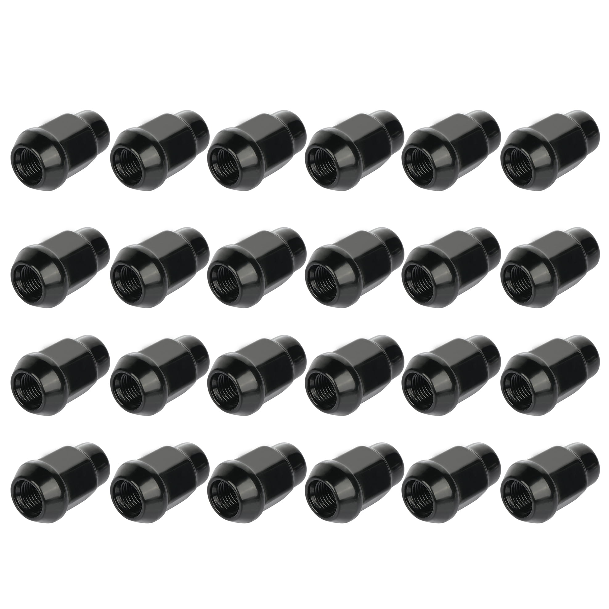 つぁ〜ん① cciyu Set of 24 Black Spline Wheel lug Nuts 12x1.25 Closed End