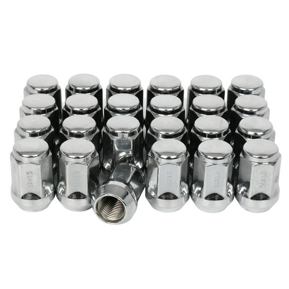 cciyu Set of 24 Chrome Lug Nuts M14x1.5 Wheel Lug Nuts Closed End Lug for Buick for Cadillac for Chevrolet