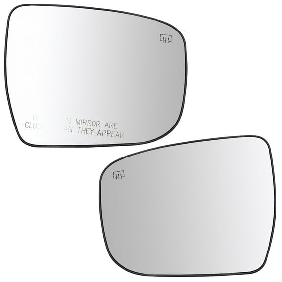 cciyu Side View Mirrors Replacement Glass Left and Right Side Mirrors Glass Fits for 2015-2017 Murano 14-18 Rogue 17-18 Pathfinder Convex Heated Chrome Exterior Mirrors - OE:96365-4BA1A PL:NI1325120
