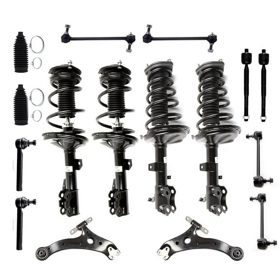 cciyu Struts Suspension Kit for 2004-2006 for Lexus RX330 Includes Front and Rear Complete Strut Spring Assembly Stabilizer Bar Link Kit