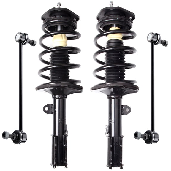 cciyu Struts Suspension Kit for Pontiac Vibe 2003-2008 ,for Toyota Matrix 2003-2008 Includes Front Shock Absorber Stabilizer Bar Link