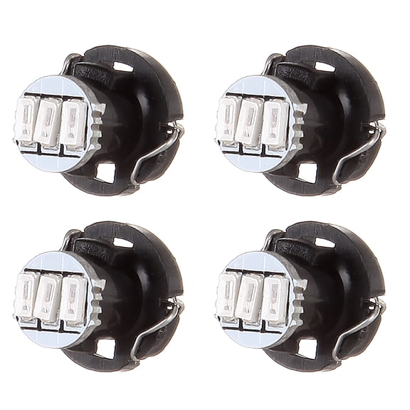 cciyu T4 Neo Wedge LED Light 3-3014SMD Blue Light Bulbs Instrument Panel Gauge Cluster light Replacement Dashboard Light,4Pack