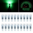 thumbnail image 1 of cciyu T5 5-3014-SMD Green Instrument Cluster Dash Panel Lights Super Bright:Bulbs 20PCS, 1 of 3