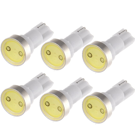 cciyu T5 White Instrument Cluster Dash Panel Lights Super Bright:Bulbs High Power Wedge Lights 6PCS