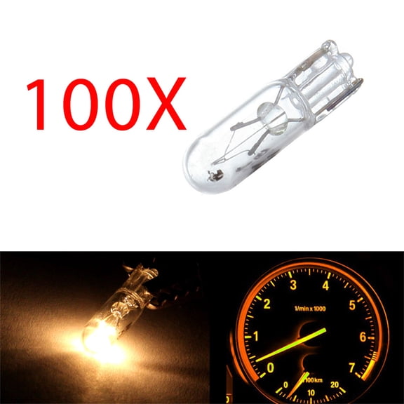 cciyu T5 White Instrument Cluster Dash Panel Lights Super Bright:Bulbs