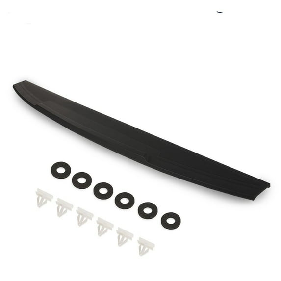 cciyu Tailgate Cap Molding GM1904116 Compatible With 2019-2021 for Silverado Sierra 1500 Without Multi-Flex Tailgate Top Rear Tailgate Moulding Trim,Matte Black