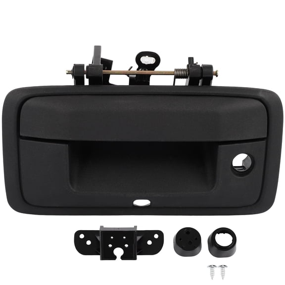 cciyu Tailgate Window Handle - Black (1pc) Compatible with 2016-2019 For GMC For Sierra 2500 HD,2016-2019 For GMC For Sierra 3500 HD Replaces OE 97721;23487215-A