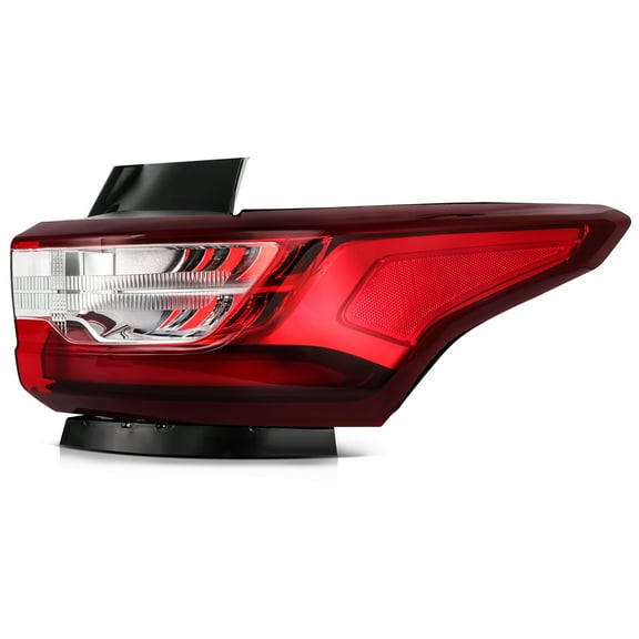cciyu Taillight Assembly Replacement for 2018-2021 for Chevy Traverse Chrome Housing Passenger Side Tail Light 84618032