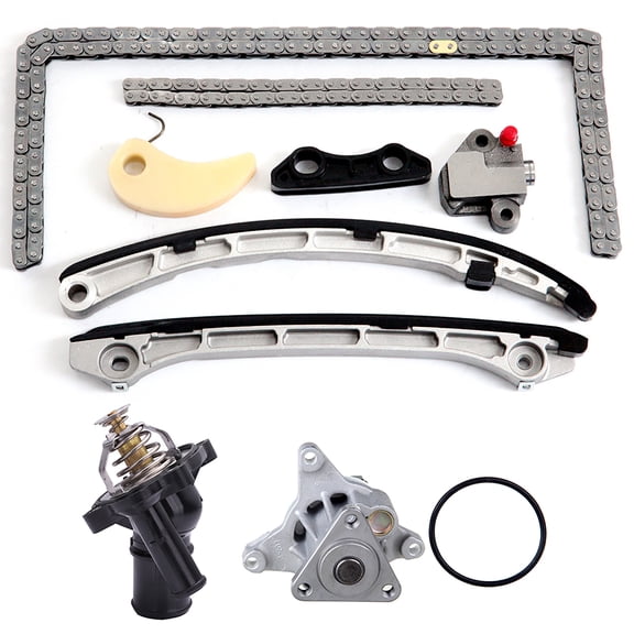 cciyu Timing Chain Kit & Water Pump & Thermostat L3K912500A AW4126 L33615170 for Mazda CX-7 3 6 2.3L