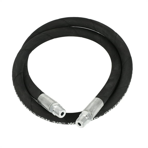 cciyu Tool Daily Pressure Washer Whip Hose Swivel, 4 FT, 3/8 NPT Solid and M22 Female