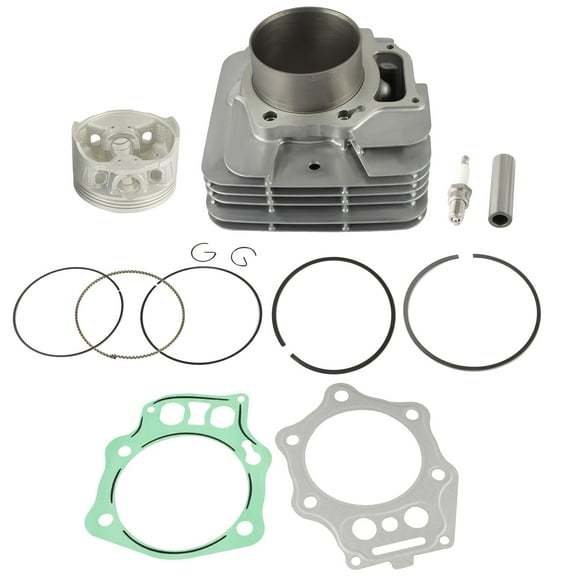 cciyu Top End Rebuild Kit Cylinder Piston Rings and Gasket Replacement fit 1998-2004 for Honda Foreman 450 TRX450 Cylinder Head