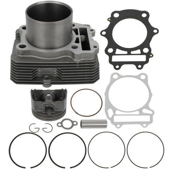 cciyu Top End Rebuild Kit Cylinder Piston Rings and Gasket Replacement fit 2002-2007 for SUZUKI Eiger 400 King Quad 400 Cylinder Head