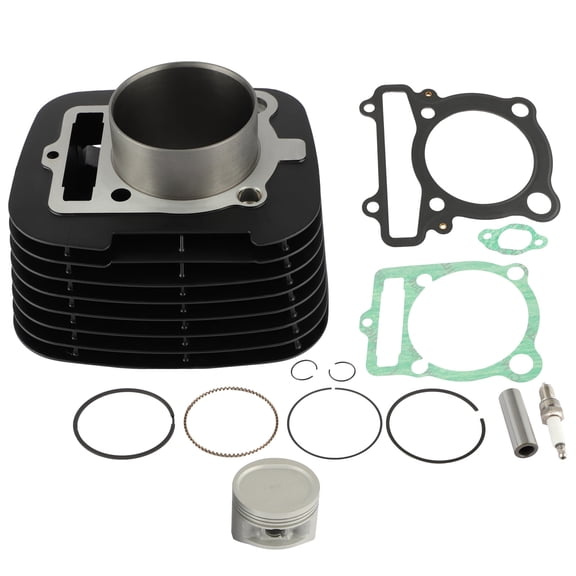 cciyu Top End Rebuild Kit Cylinder Piston Rings and Gasket Replacement fit for Yamaha Big Bear 400 Cylinder Head