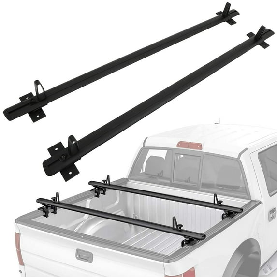 cciyu Truck Ladder Rack Universal 79" Two-bar Set Low Profile Sport Bar Utility