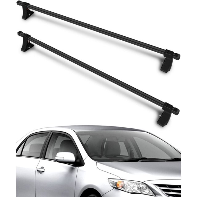 cciyu Universal Adjustable Roof Rack 48" Aluminum Cross Bar Car Top