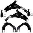 thumbnail image 1 of cciyu Upper Lower Control Arm and Ball Joint Upper Ball Joint Compatible fit for 2001 for Chrysler Sebring 2001 for Dodge Stratus 6pcs Suspension Kit, 1 of 5