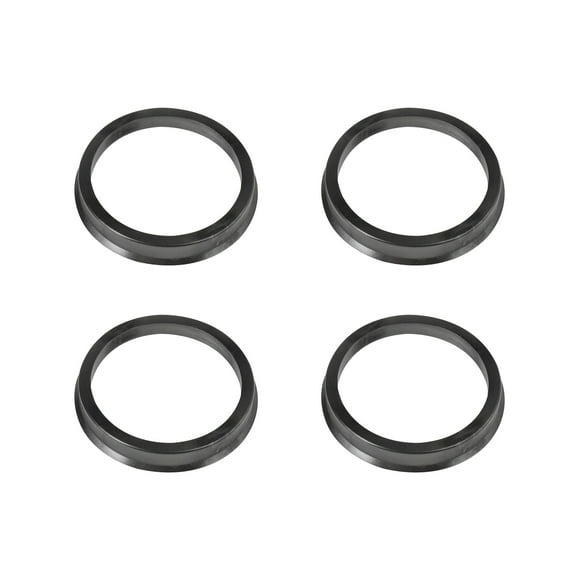 cciyu Wheel Hub Centric Rings Ring PACK OF 4 66.6 to 57.1 57.1mm ID to 66.6mm OD Black Poly Carbon Plastic Hubrings