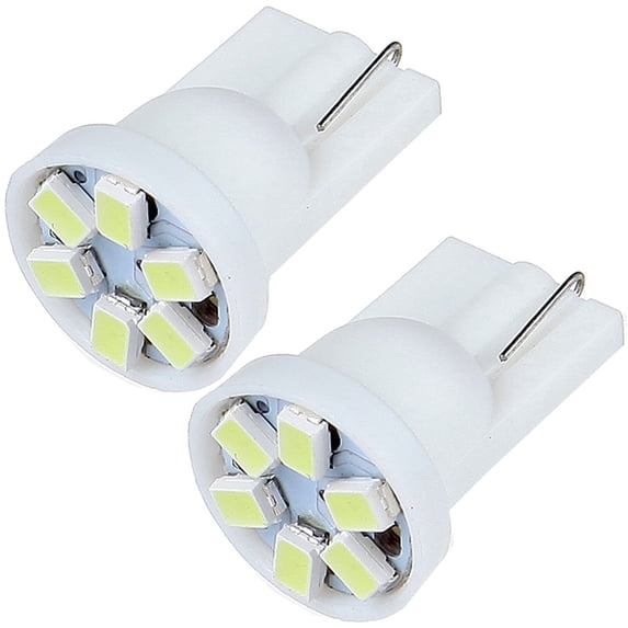 cciyu White Instrument Cluster Dash Panel Lights Super Bright:Bulbs 8pcs T10 6-3020-SMD 16pcs T5 1-5050-SMD