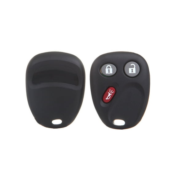 cciyu X 2 Flip Key Fob 3 buttons Replacement for 03 04 05 06 07 for Cadillac for Chevy for GMC for Hummer for Pontiac for Saturn Series with FCC LHJ011