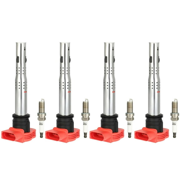 cciyu set of 4 for Volkswagen for MK5 MK6 GTI for Jetta for Golf for Passat for TIGUAN A3 A4 A5 A6 A7 Q5 Q7 R8 S4 S5 06-16 2.0T 3.0T 2.5L 3.2L 4.2L 5.2L 5C1688 UF-529