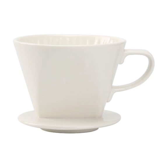 ACDANC Ceramic Coffee Dripper,Pour Over Maker with Three Hole Design,Smooth Brewing