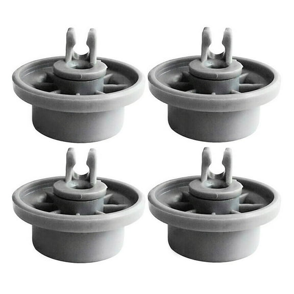 cdar 4Pcs Lower Rack Wheel Easy to Install Widely Compatible Heavy Duty Replacement Part BPA free Smooth Moving Dishrack Rollers for Bosch/for Siemens/for 165314 Dishwasher Wheels