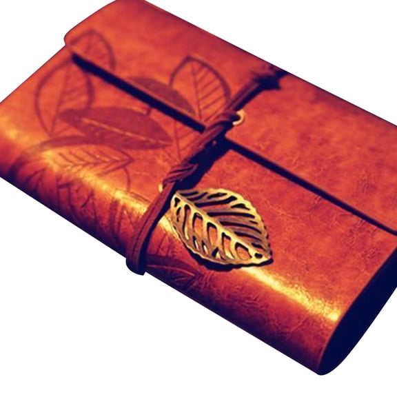 cdar Notebook,Notebook Vintage Smooth Writting Faux Leather Diary Planner Book for Students