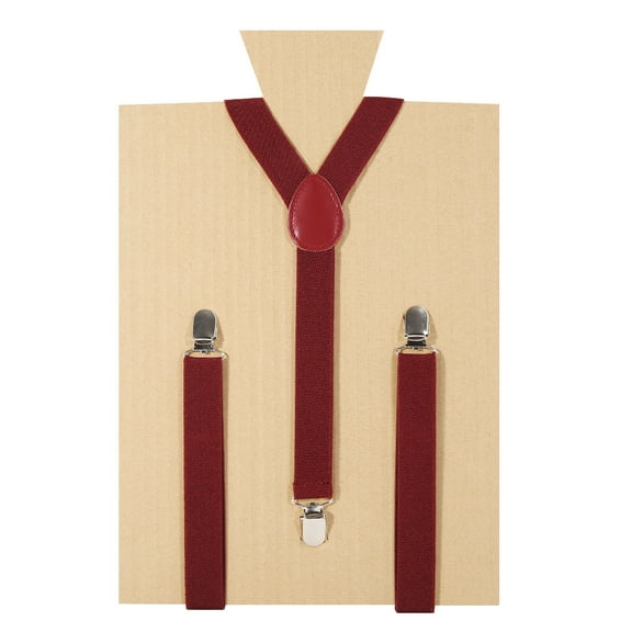 cdar Unisex Elastic Y-Shape Braces Men's Women's Adjustable Clip-on Suspenders Y-back Suspender