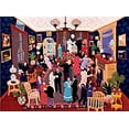 thumbnail image 1 of ceaco arlette gosieski quilts party at linette's jigsaw puzzle, 1 of 1