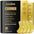 ceedoo Eye Gel Pads MMF7 24 Pairs Golden Under Eye Patches with