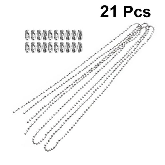 ceiling pull chain with connector 1 Set Ceiling Pull Chain with Connector Beaded Pull Chain Extension with Matching Connector Fan Bed Light Switch Pull Chain Extender Lamp Accessories (1 Beaded Chai