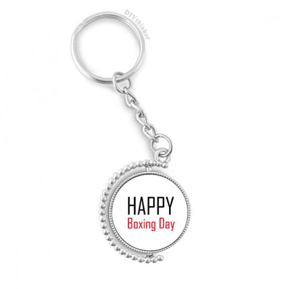 celebrate boxing day blessing rotatable keyholder disc accessories chain clip