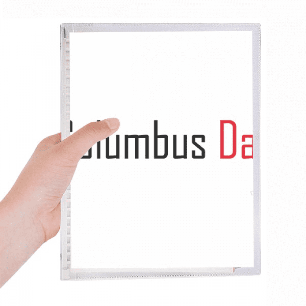 celebrate columbus day blessing festival notebook loose diary refillable journal statiry
