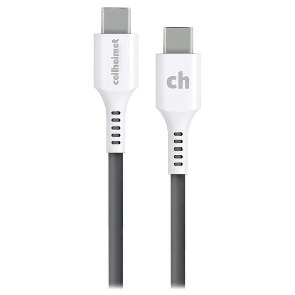 cellhelmet CABLE-C-C-10-R-G Charge and Sync USB-C to USB-C Cable (10 Feet, Round)