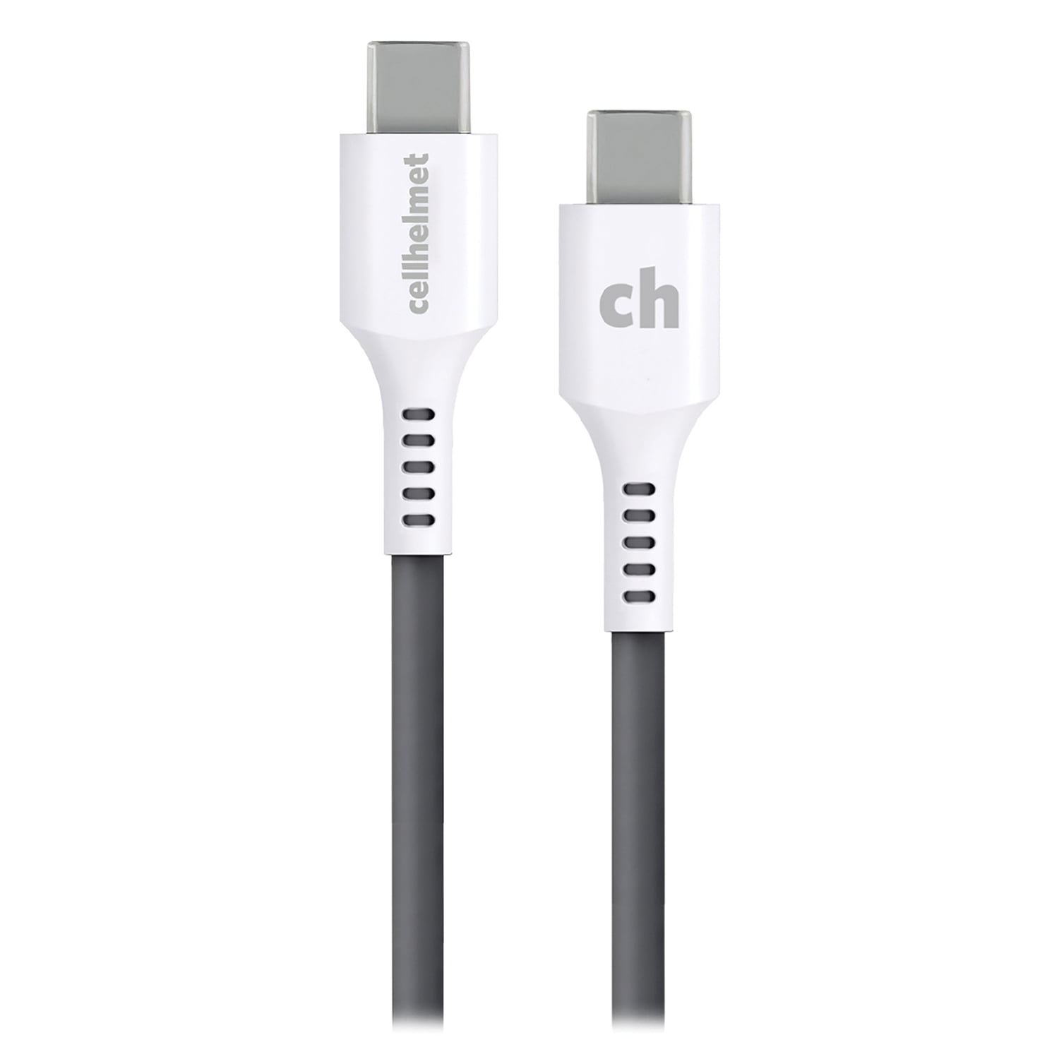 cellhelmet CABLE-C-C-6-R-G Charge and Sync USB-C to USB-C Cable (6 Feet, Round)