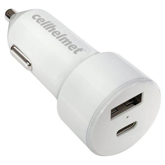 cellhelmet CAR-PD-20W-A-C 20-Watt Dual-Port Car Charger for USB and USB-C