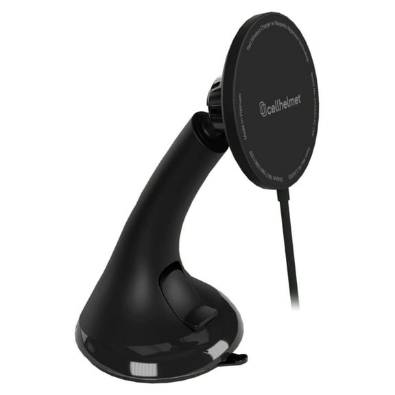 15W Car Dash Mount with Fast Wireless Charging Pad and Magnetic Alignment Technology