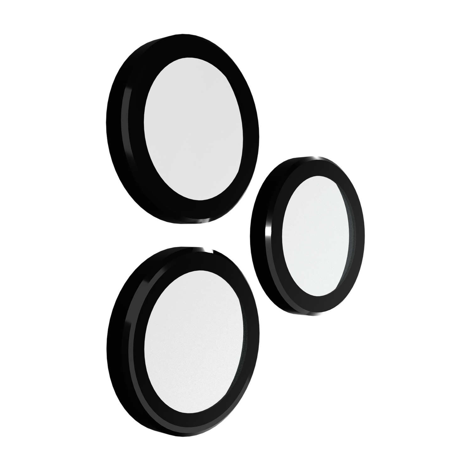 cellhelmet Tempered Camera Glass Protector for Apple iPhone 17 Pro/17 Pro Max, Individual Pieces, Black, SC-122-IND