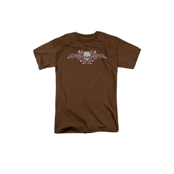 celtic skull and bones design adult t-shirt tee