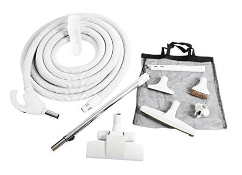 cen-tec systems 93642 central vacuum low voltage kit, 35 ft. hose, light gray
