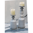 thumbnail image 1 of ceramic acid wash candlesticks 14” and 9” T, set of 2., 1 of 3
