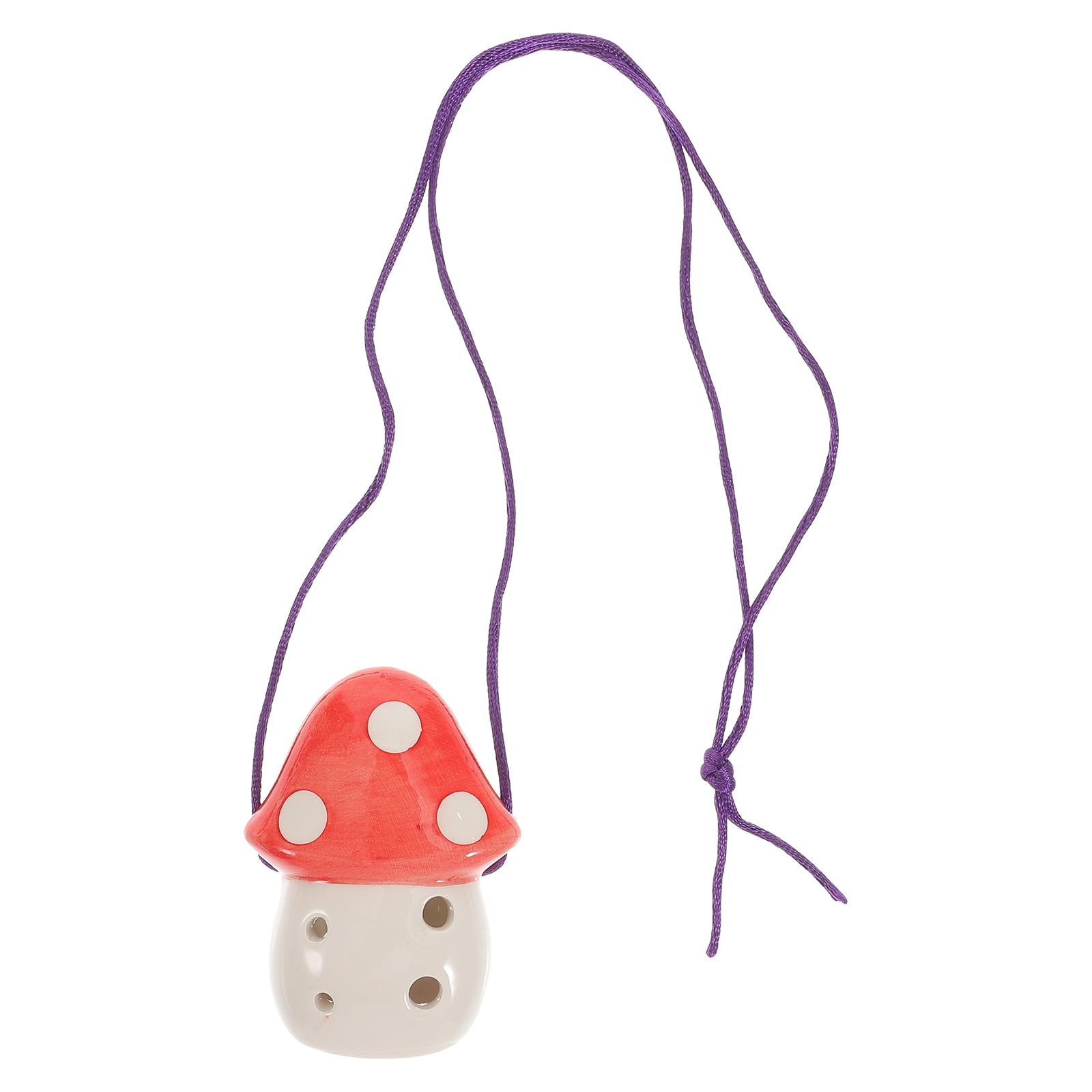 ceramic instruments ocarina whistle cartoon mushroom shaped 6 holes